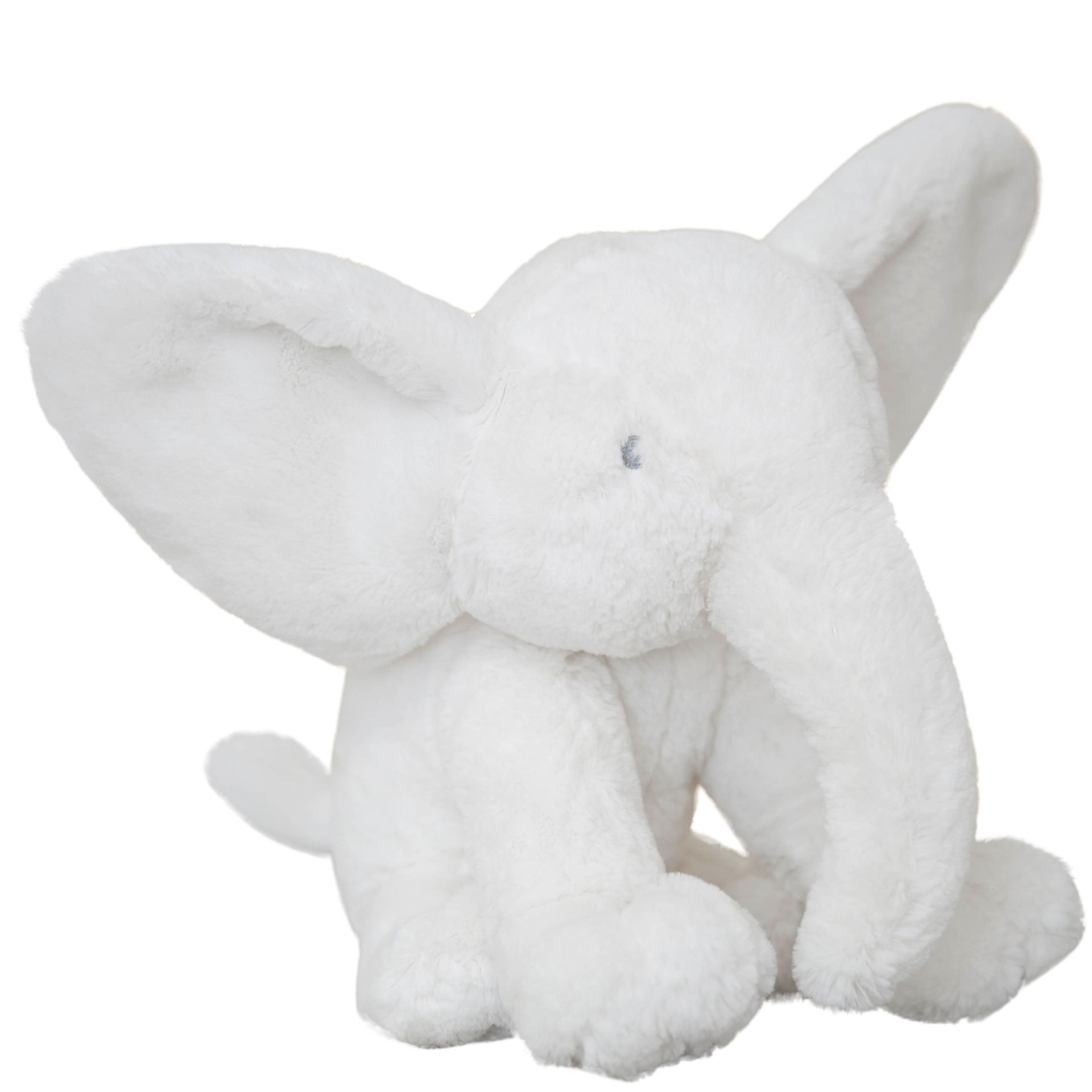 Bambino White Plush Elephant Large 31cm | Widdop and Co.