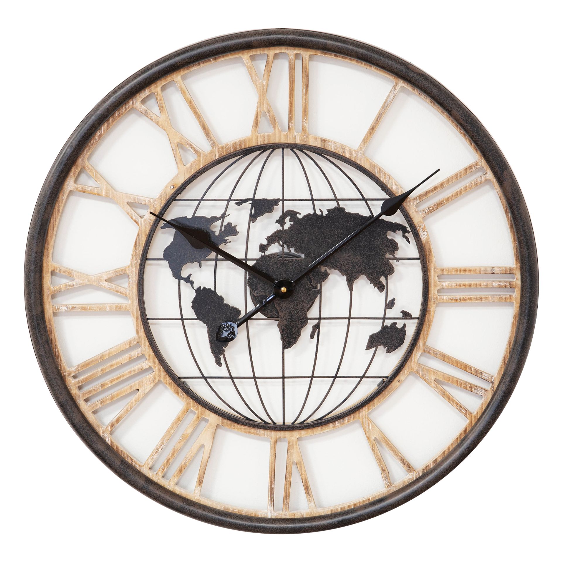 Hometime Round Wall Clock Cut Out Dial 60.5 cm | Widdop and Co.