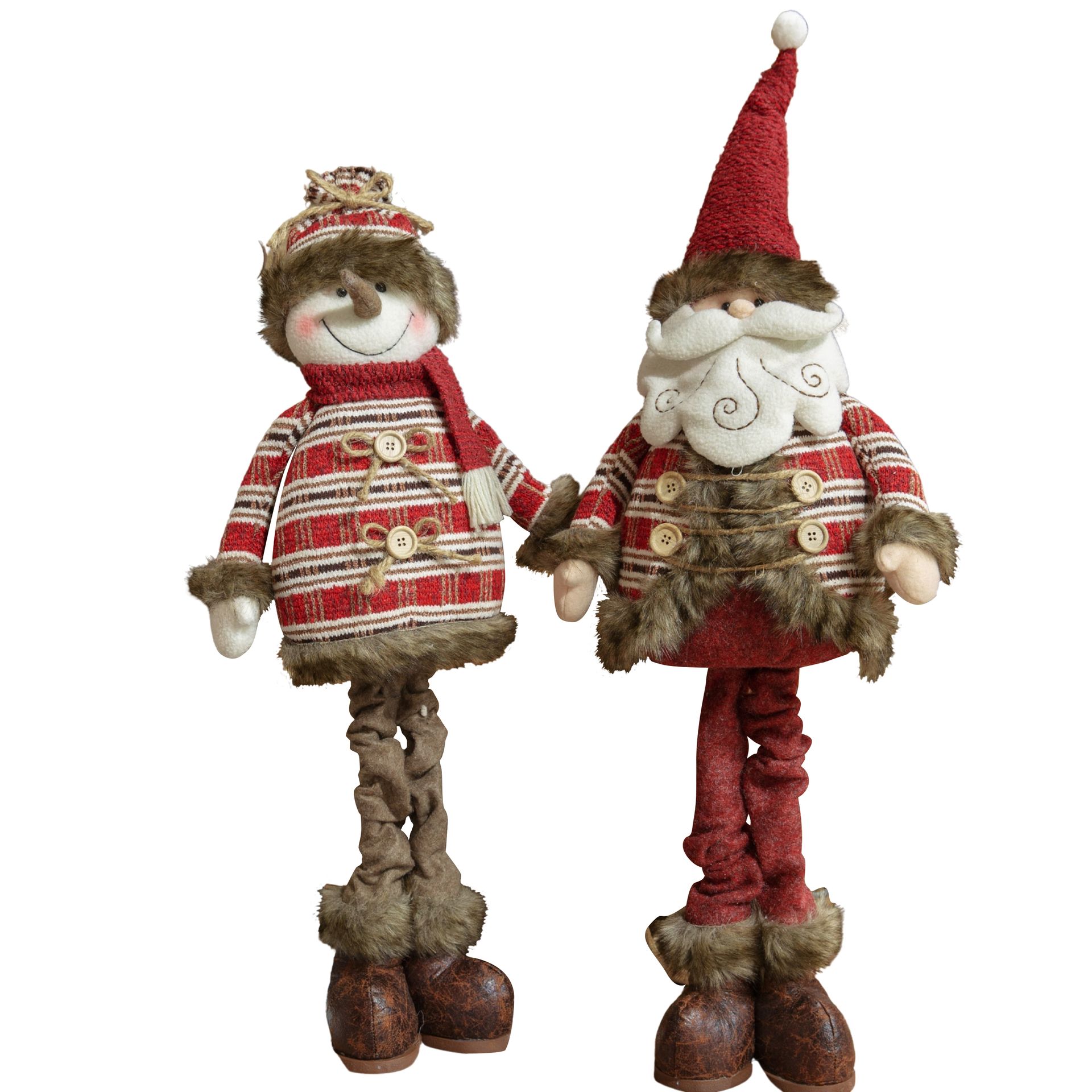 Santa & Snowman Standing Ornaments **ASTD MULTI 2**