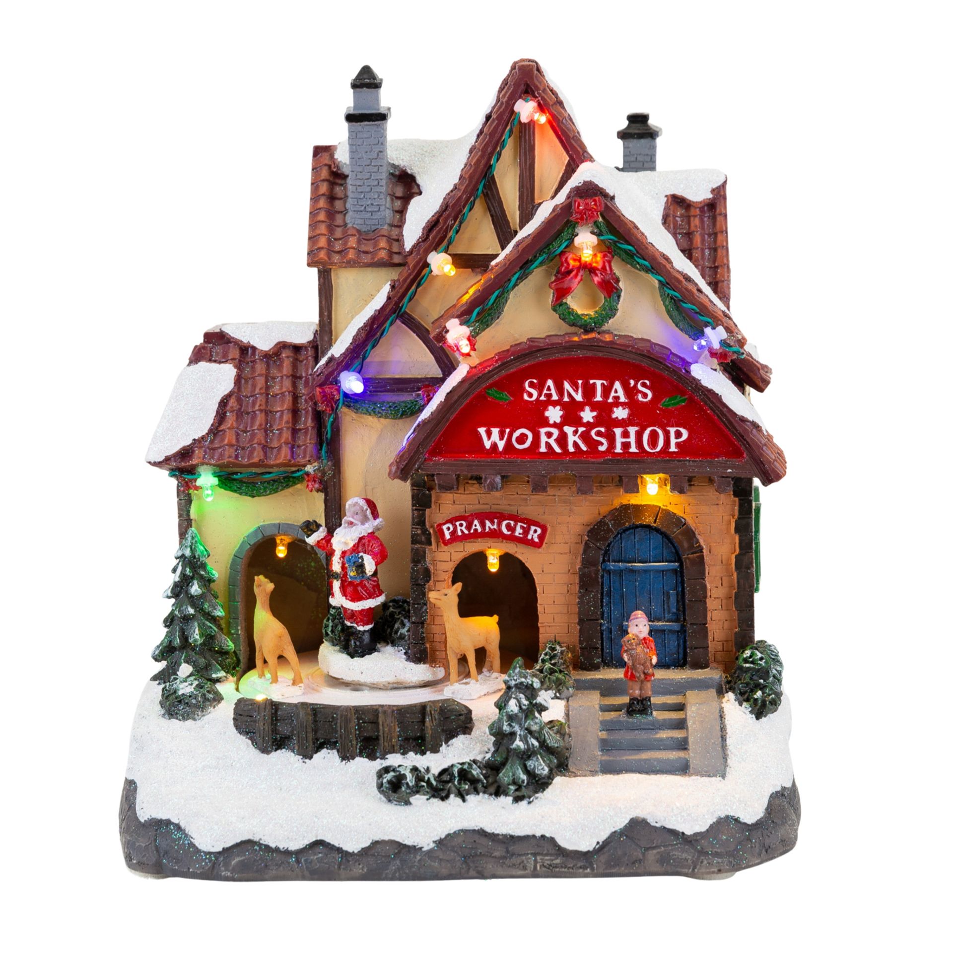 Home & Kitchen Santa's Workshop WIDDOP-LED Light Up Cuckoo Clock Cuckoo ...